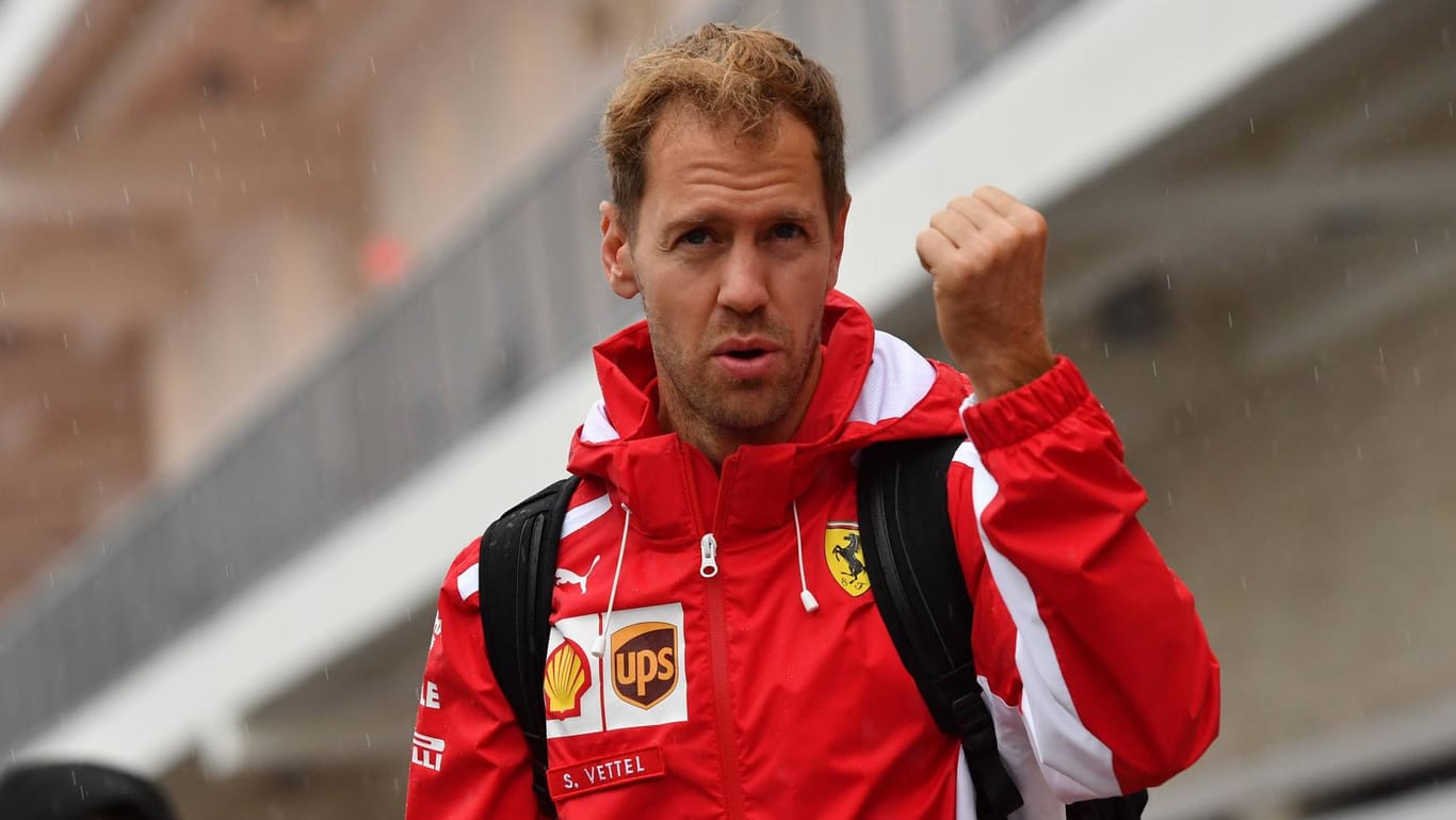 Titel wohl verpasst: Sebastian Vettel kann sich seinen Traum vom großen Triumph im Ferrari auch diese Saison mit hoher Wahrscheinlichkeit nicht erfüllen.