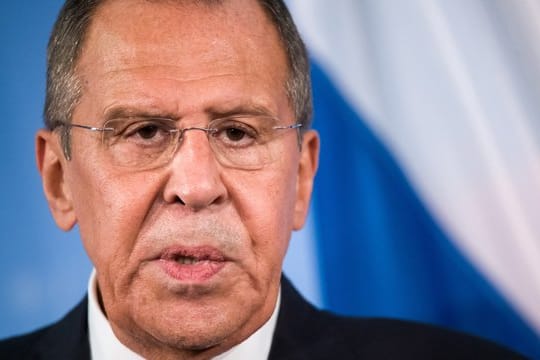 Der russische Außenminister Sergej Lawrow traf sich gut anderthalb Stunden mit John Bolton.