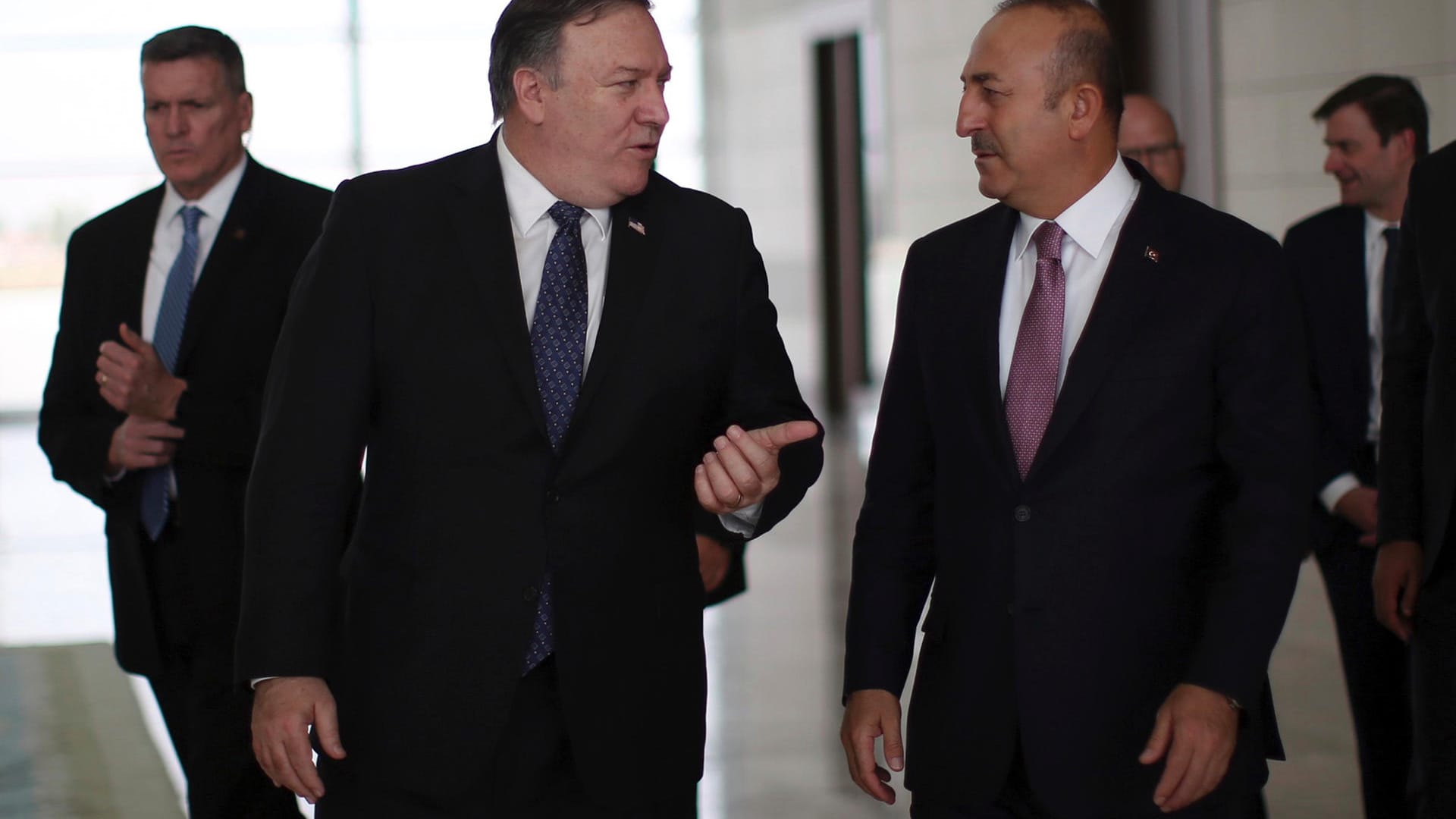 US-Außenminister Mike Pompeo, Außenminister aus den USA, in Ankara.