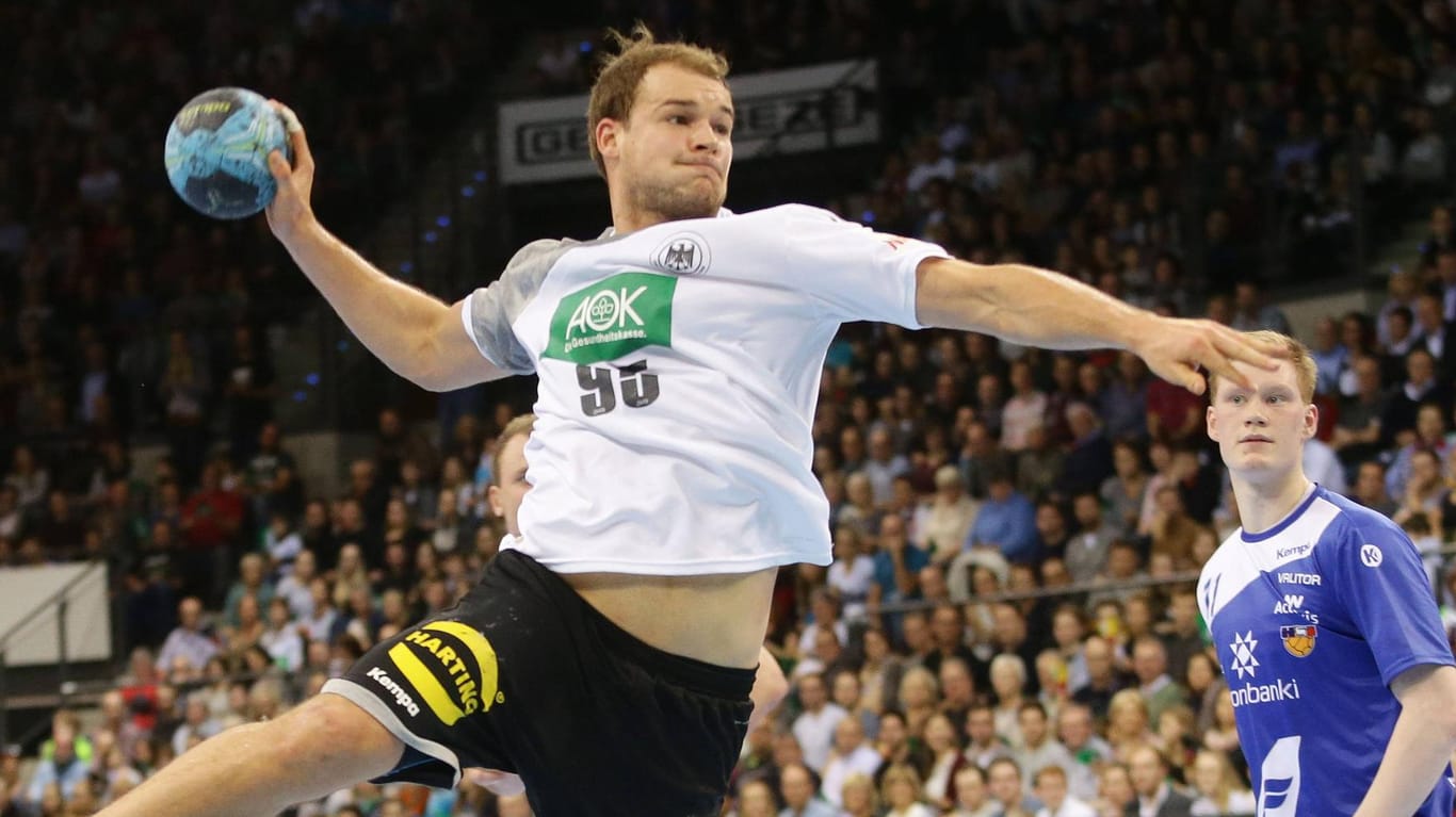 Auf der Jagd nach dem Heim-Titel: Paul Drux und die deutsche Handball-Nationalmannschaft haben große Ambitionen.