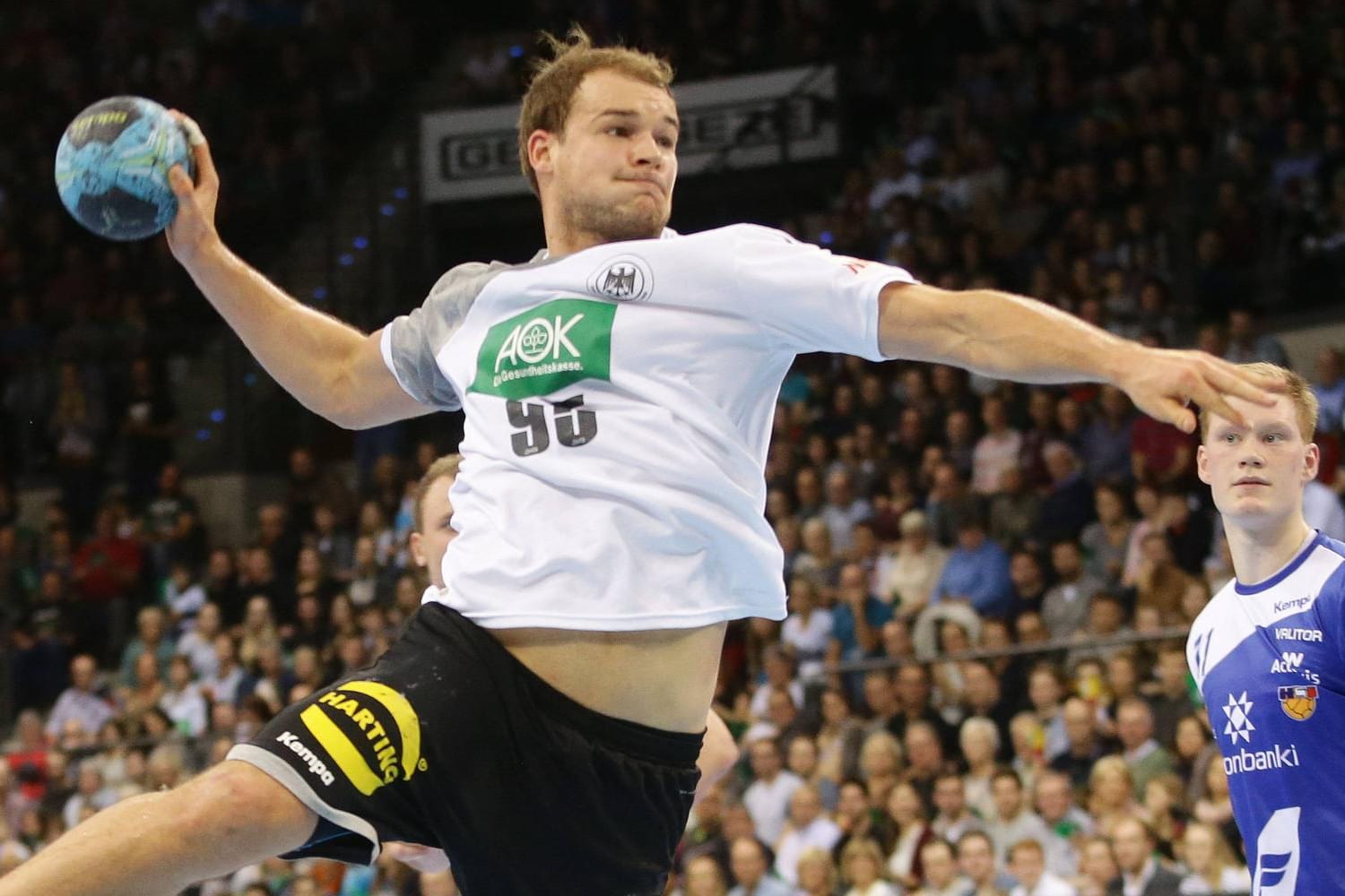 Auf der Jagd nach dem Heim-Titel: Paul Drux und die deutsche Handball-Nationalmannschaft haben große Ambitionen.