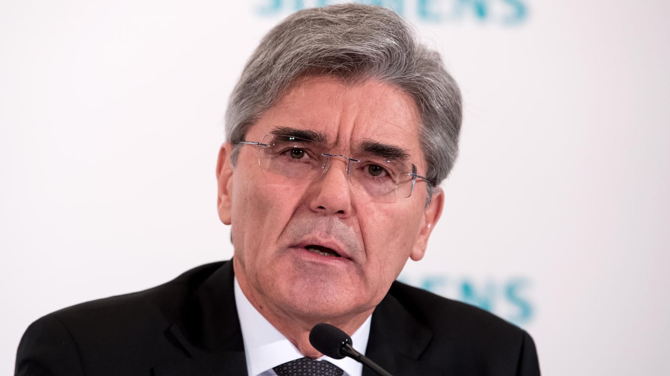 Joe Kaeser: Der Vorstandsvorsitzende der Siemens AG stand unter internationalem Druck. (Archivbild)