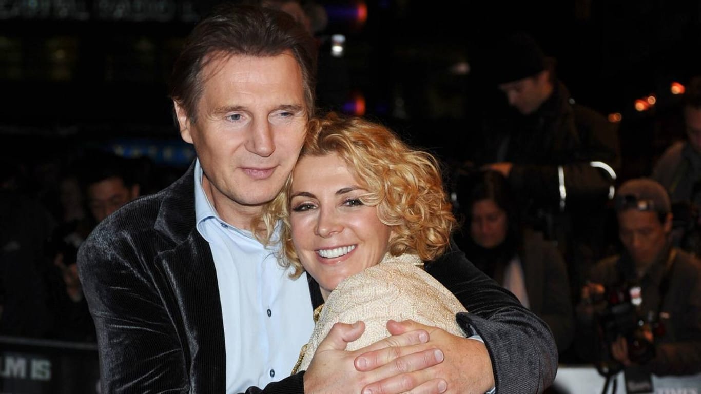 Ein Bild aus glücklicheren Tagen: Liam Neeson mit seiner Ehefrau Natasha Richardson, die 2009 starb.