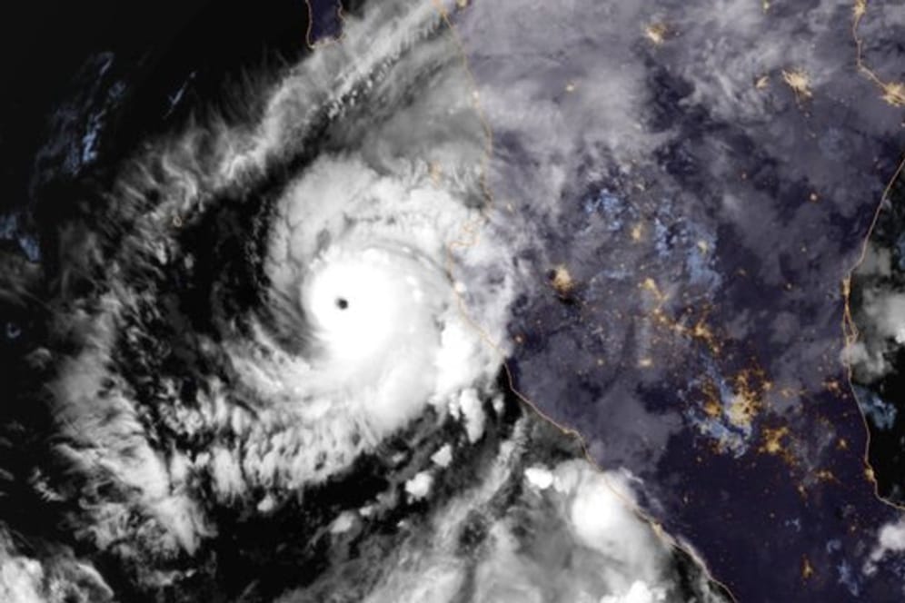 Hurrikan "Willa" vor der mexikanischen Westküste.