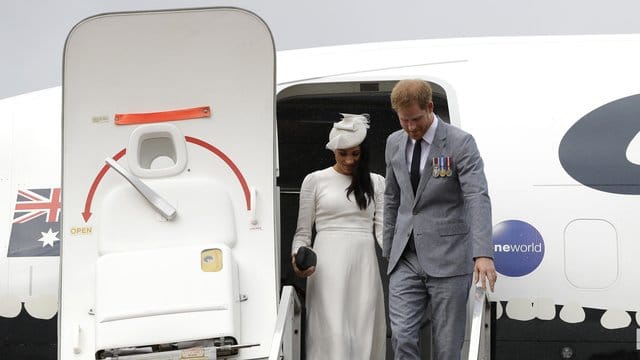 Harry und Meghan sind sicher gelandet.