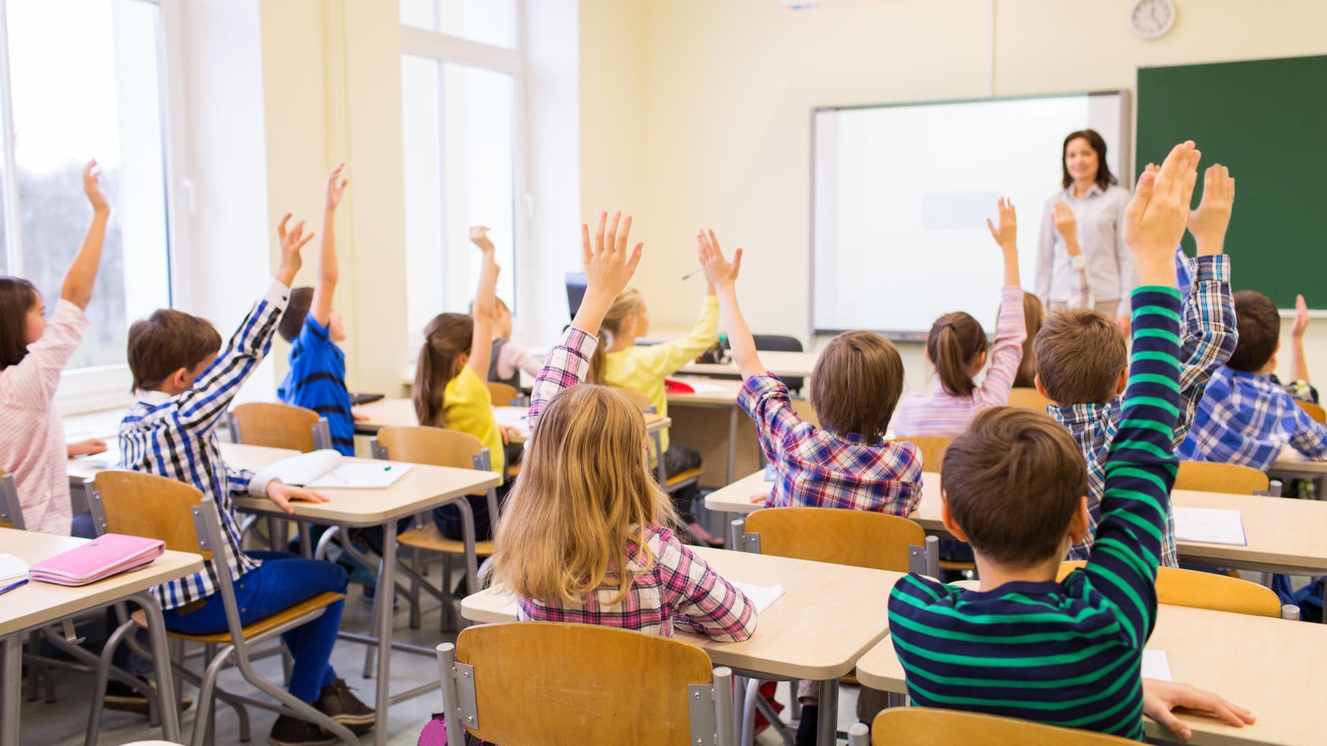 Schüler im Unterricht: Fast jeder vierte schafft in Deutschland einen höheren Bildungsabschluss als die Eltern.