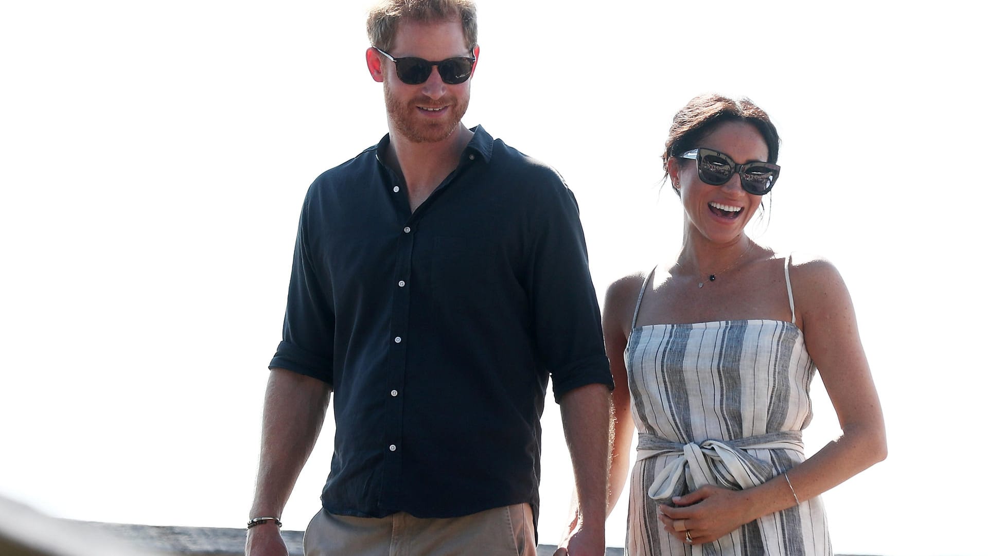 Das Originalfoto: Harry und Meghan während ihres Australien-Besuchs.