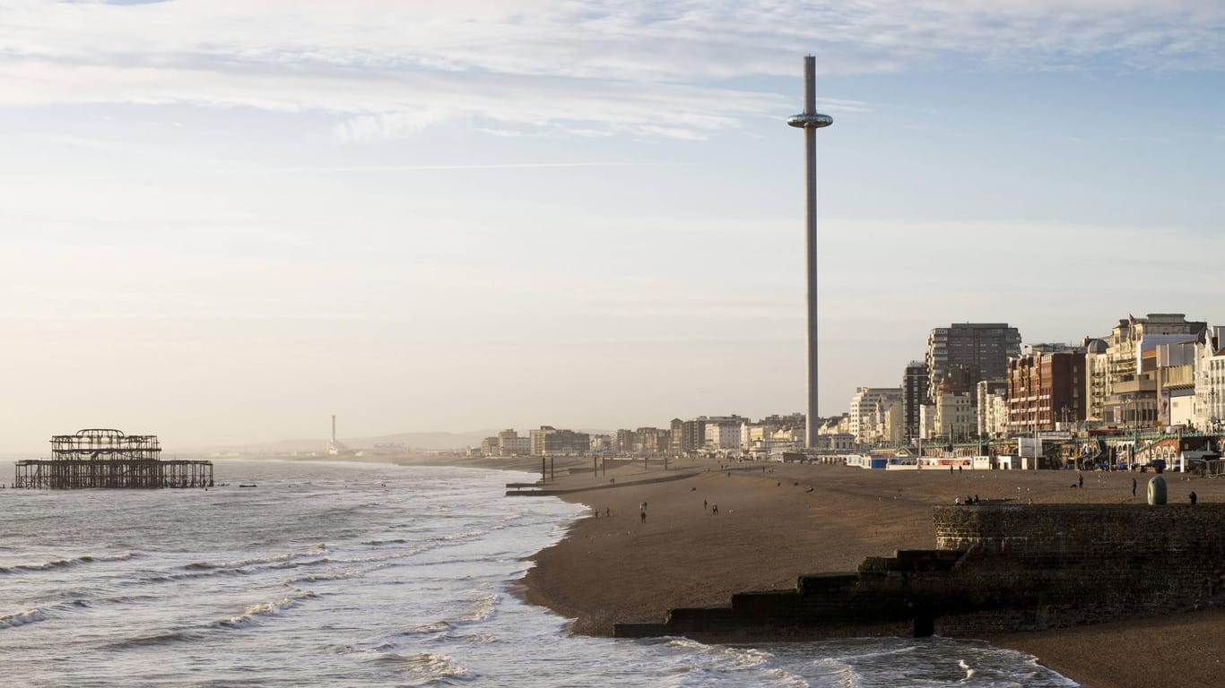 Brighton: Die Küstenstadt ist gemütlicher als die große Hauptstadt London.