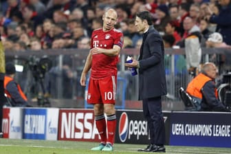 Gefragt: Bayern-Trainer Kovac (r.) und Angreifer Robben.