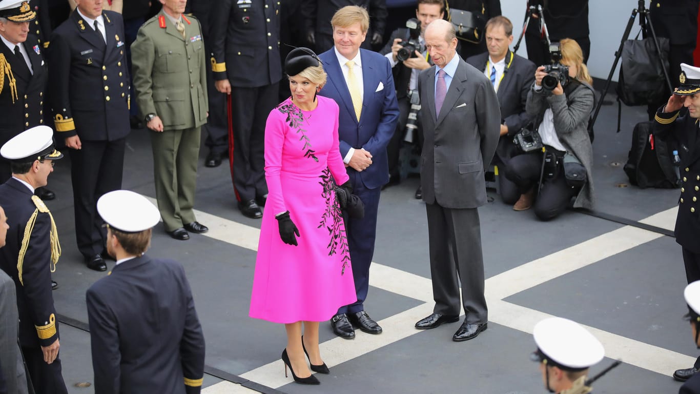 Alle Augen auf Máxima: Die niederländische Königin begeistert in London.