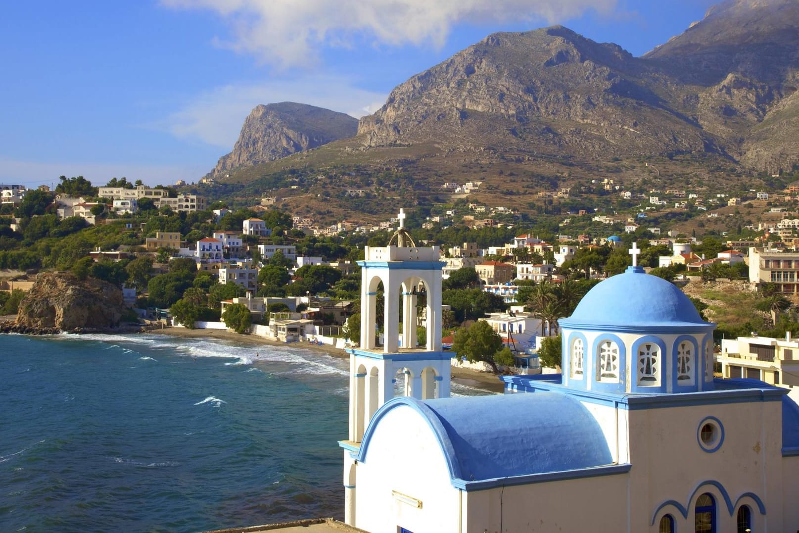 Kantouni auf Kalymnos: Auch an weniger bekannten Orten können Sie schöne Urlaube verbringen.