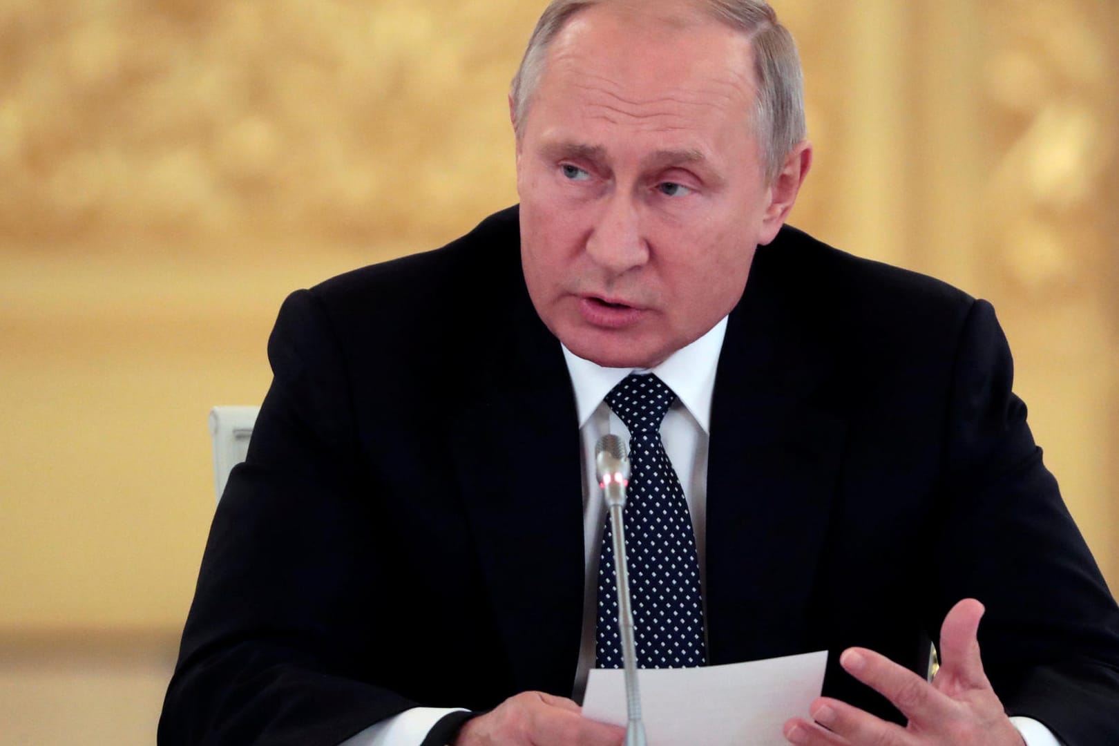 Wladimir Putin: Russlands Präsident warnt die USA vor einem neuen Wettrüsten.