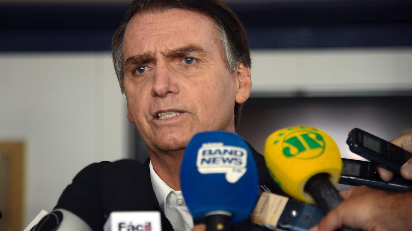 Jair Bolsonaro: Der Ultrarechte Kandidat liegt in Umfragen vorn.