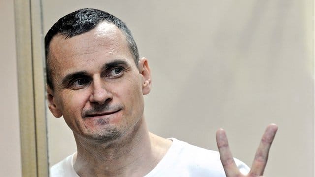 Oleg Senzow während der Urteilsverkündung.
