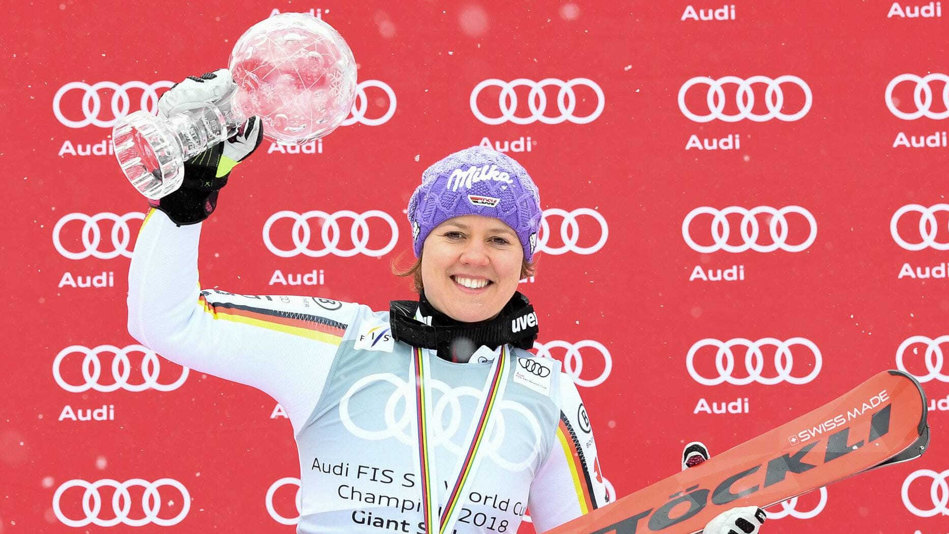 Viktoria Rebensburg holte in der vergangenen Saison die kleine Kristallkugel für den Gewinn des Riesenslalom-Weltcups.