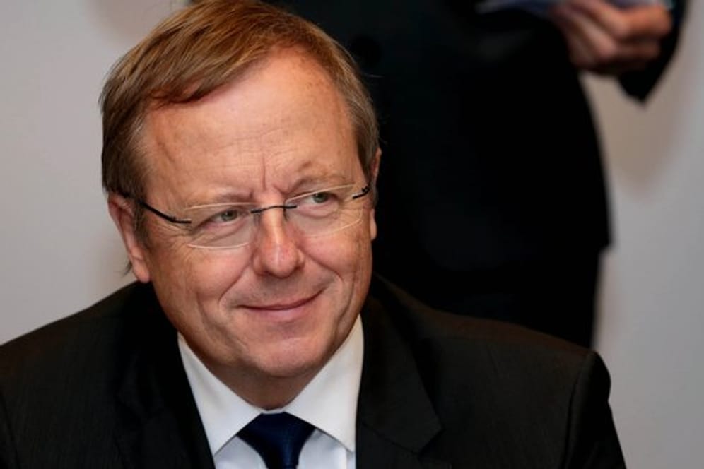 Esa-Generaldirektor Johann-Dietrich Wörner bei einem Treffen der für Raumfahrt zuständigen Minister der 22 Mitgliedstaaten der Organisation.