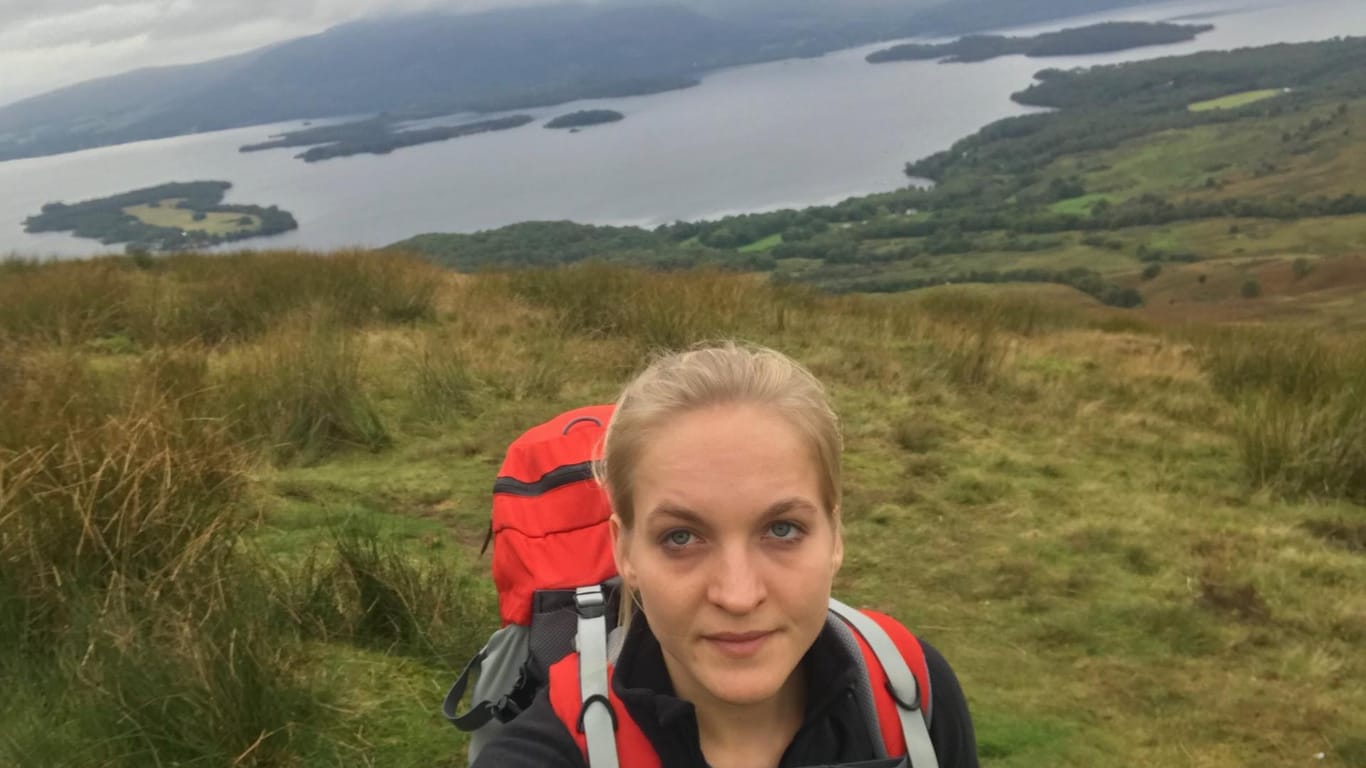 Blick vom Conic Hill über den Loch Lomond.