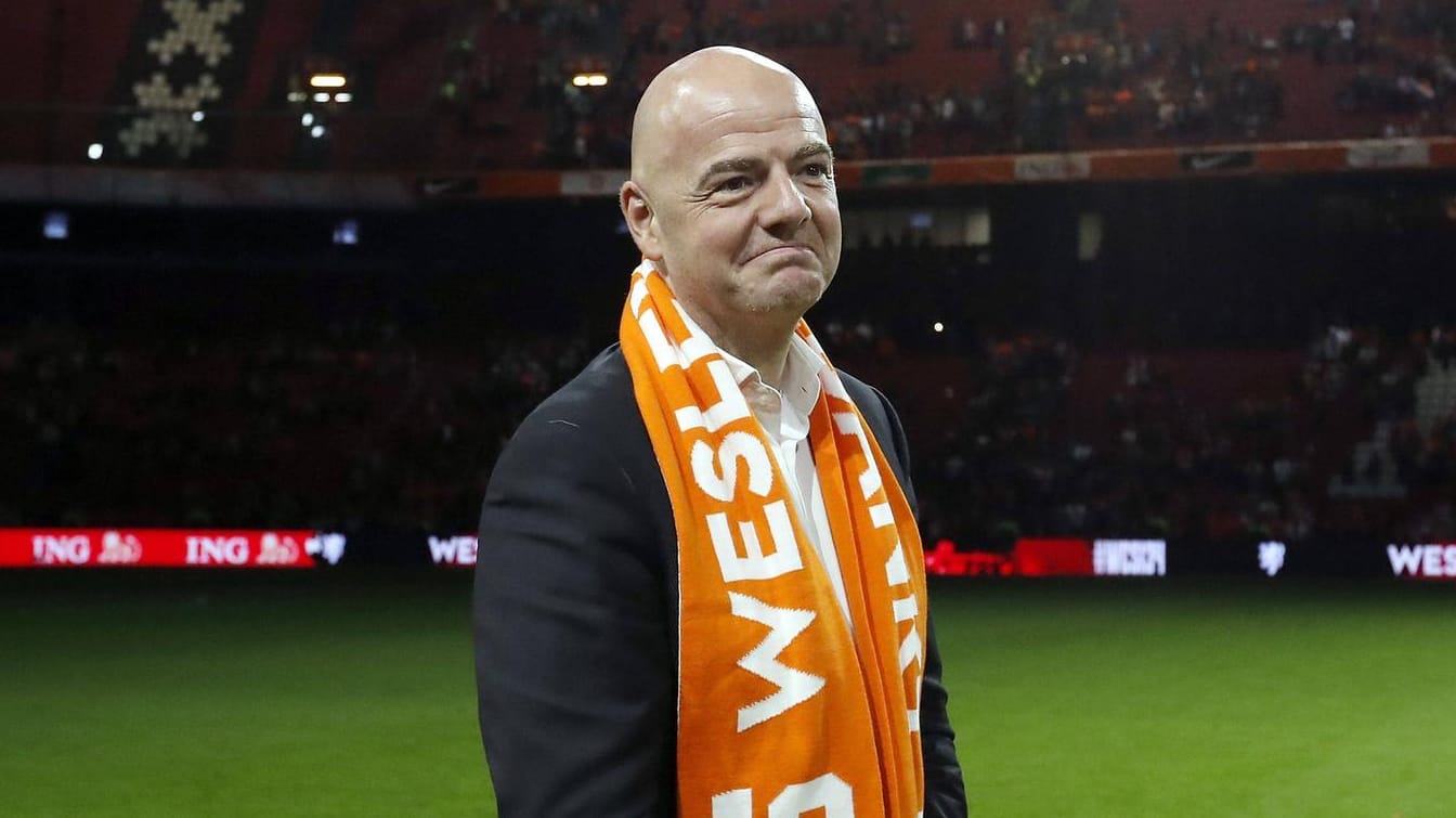 Forciert eine WM in Katar mit 48 Teams: Gianni Infantino.