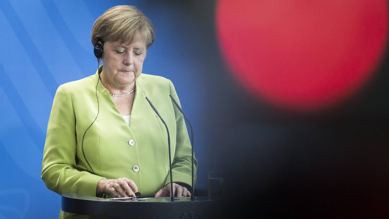 Bundeskanzlerin und CDU-Chefin Angela Merkel: Die Zustimmung zur Union ist in einer neuen Umfrage auf ein Allzeit-Tief gesunken.