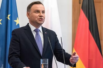 Andrzej Duda: Der polnische Präsident fordert eine Entschädigung von Deutschland.