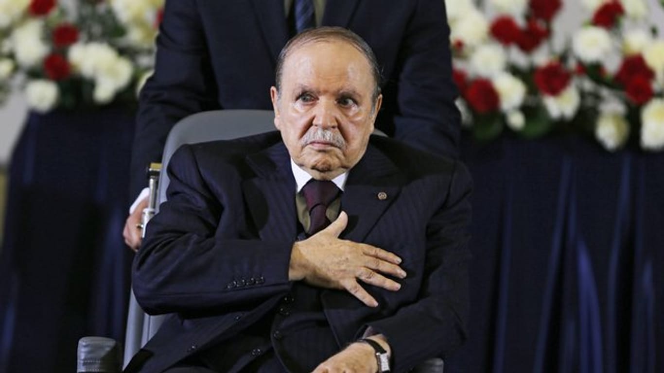Der gesundheitlich angeschlagene Langzeitpräsident Algeriens, Abdelaziz Bouteflika, im Jahr 2014.