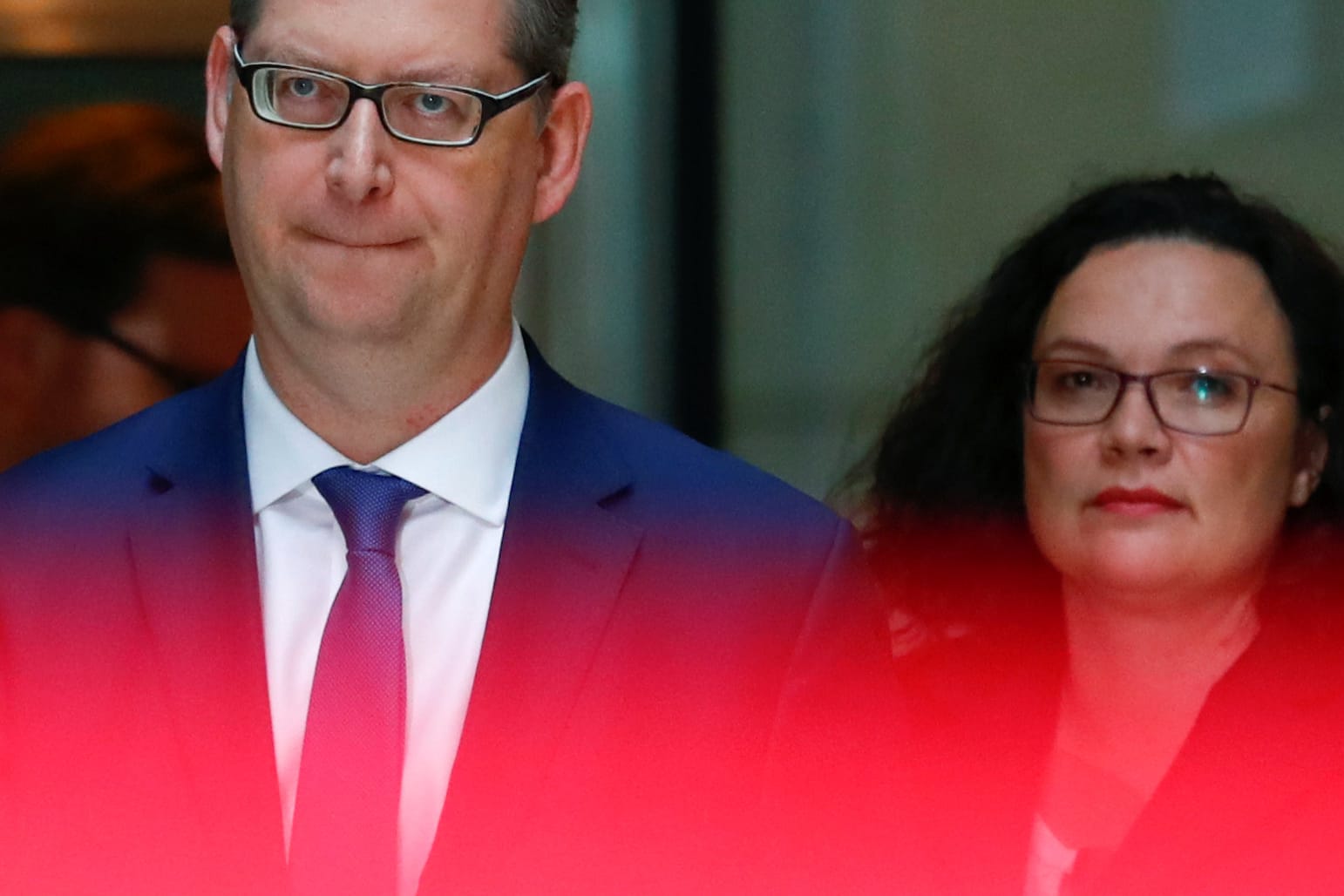 Thorsten Schäfer-Gümbel und Andrea Nahles: Die SPD-Vorsitzende will in der Berliner Koalition auf Sachpolitik setzen.