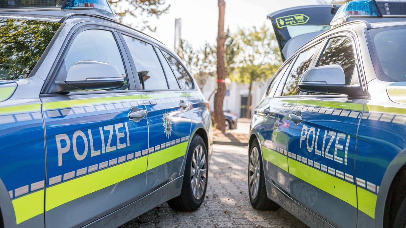 Polizeiautos im Einsatz: Zwei Migranten sind in Magdeburg angegriffen und verletzt worden. (Symbolbild)
