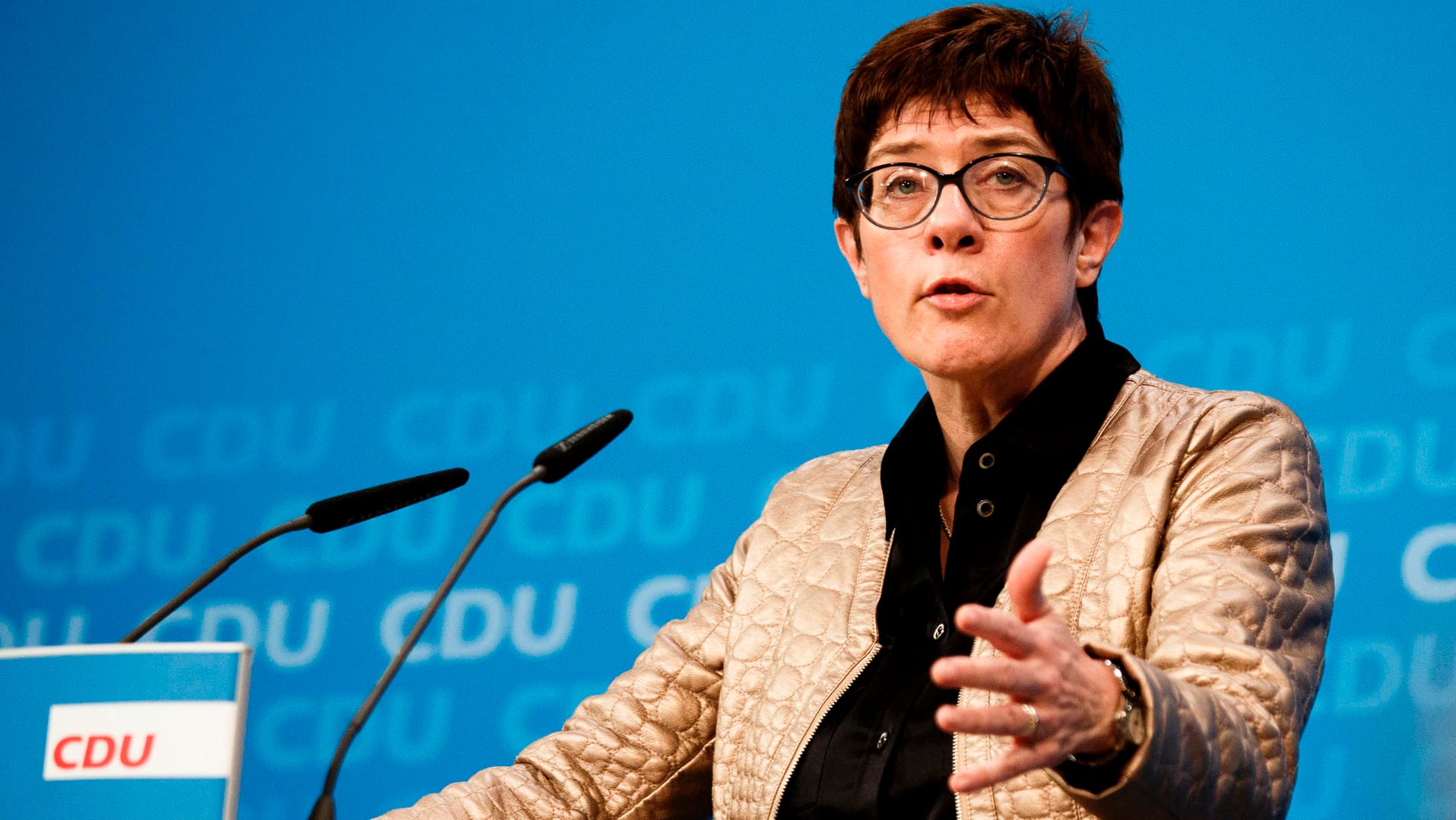 Annegret Kramp-Karrenbauer, CDU-Generalsekretärin, gilt als die Favoritin der Kanzlerin für ihre Nachfolge.