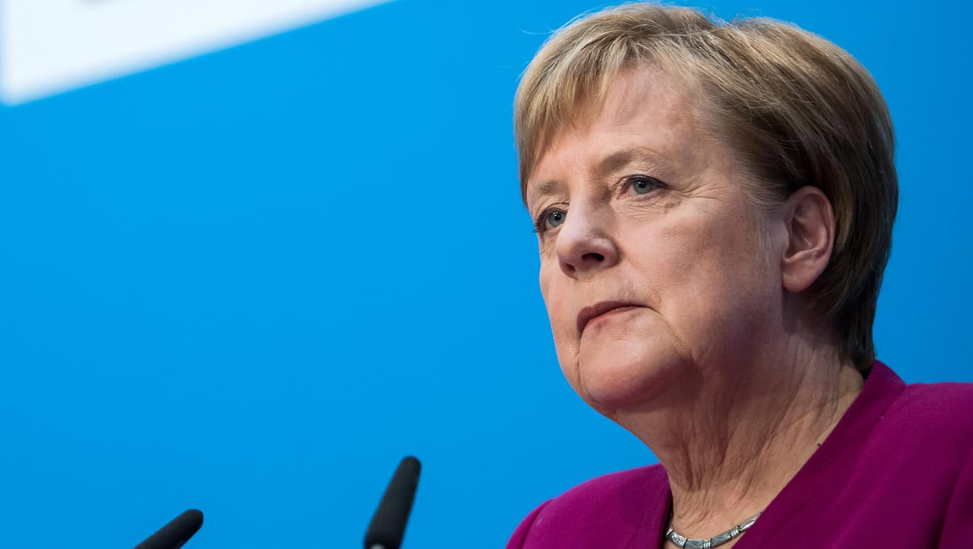 CDU-Pressekonferenz nach Hessen-Wahl: Merkel kündigt Rückzug auf Raten an