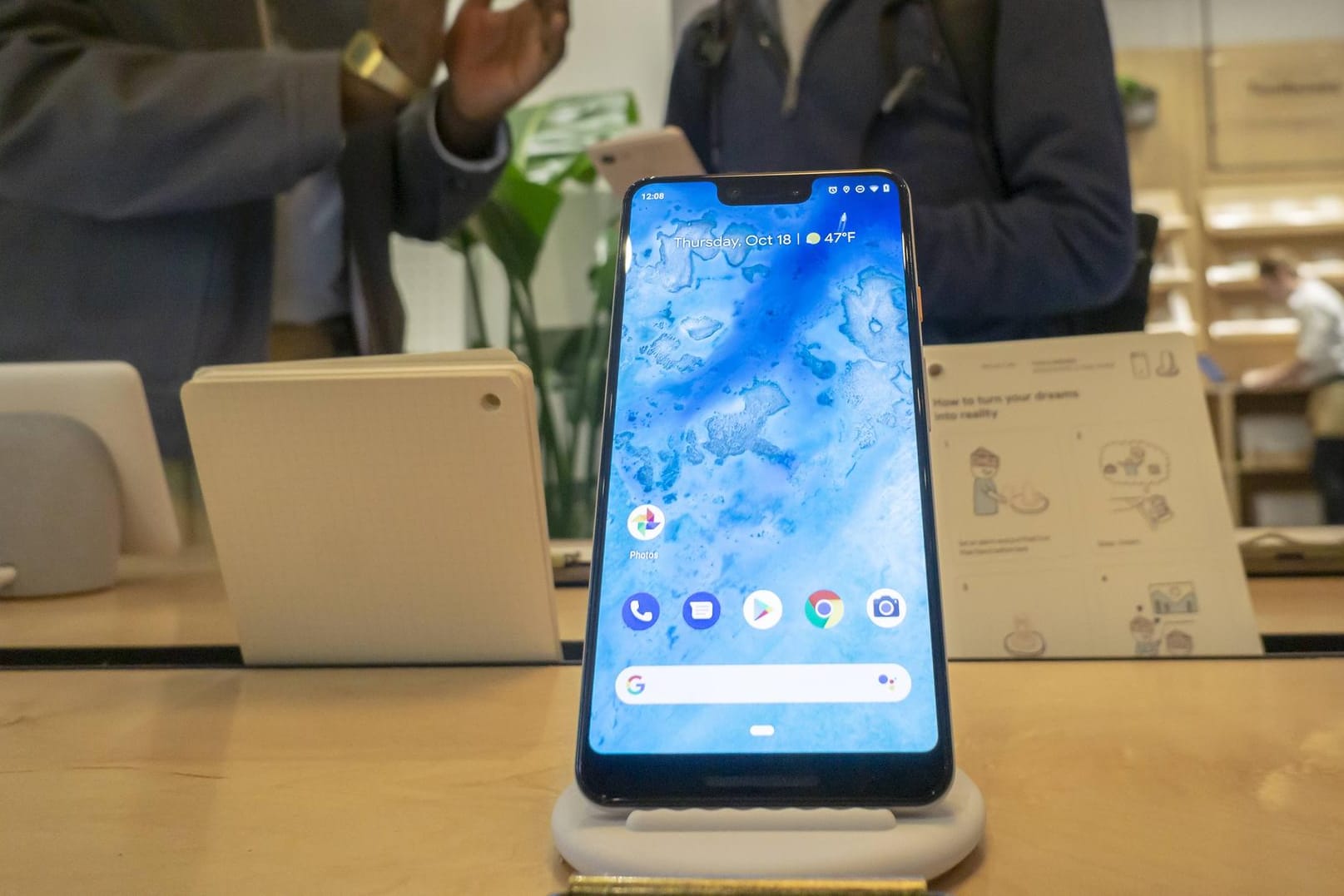 Das Google Pixel 3 XL: Das Top-Smartphone zeigt manchen Nutzern einen lustigen Bildschirmfehler an.