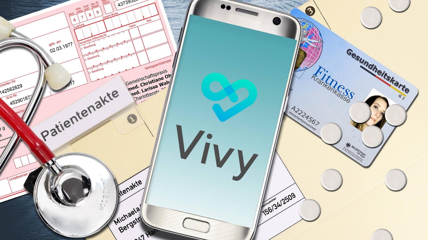 Die Vivy-App: Über die Plattform können Befunde, Laborwerte und Röntgenbilder gespeichert und mit dem Arzt geteilt werden.