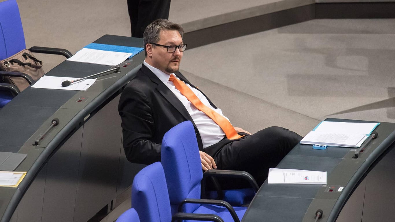 Sitzung im Deutschen Bundestag: Stefan Keuter ist Abgeordneter der rechtsnationalistischen Alternative für Deutschland (AfD).