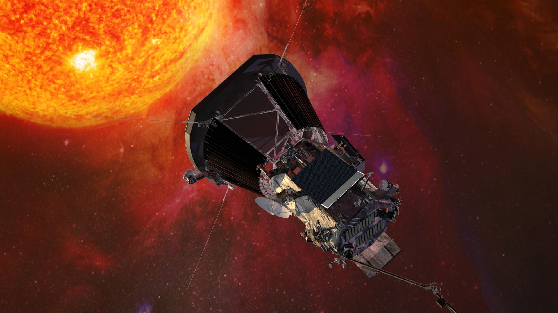 Die "Parker Solar Probe"-Sonde: Das US-Raumschiff ist im August gestartet.