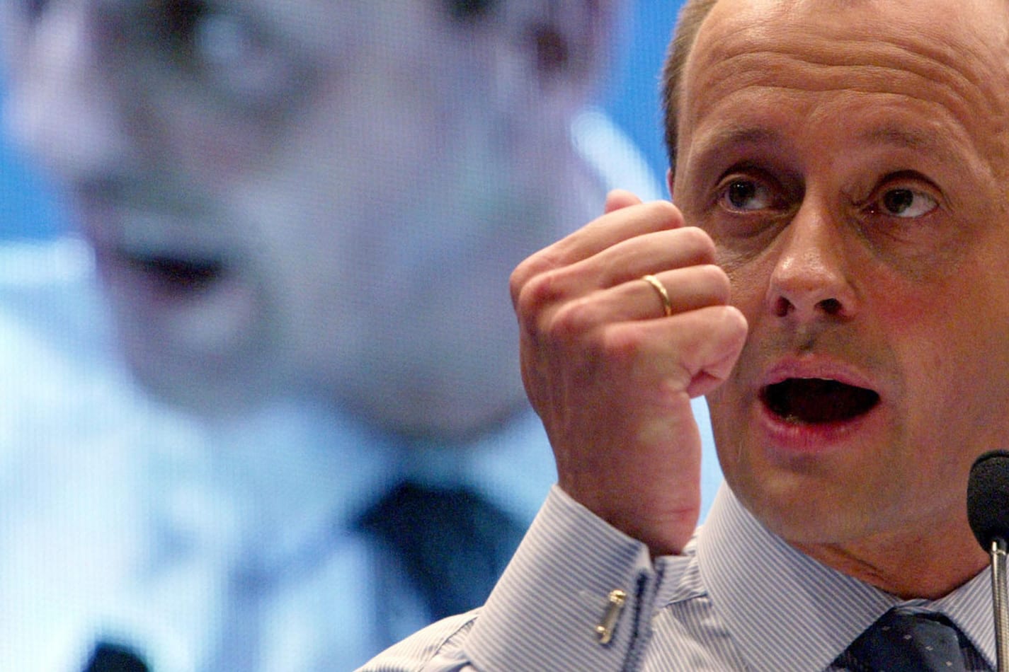 Der junge Friedrich Merz im Jahr 2002: Die Rückkehr des rechtmäßigen Herrschers ist eine mächtige Erzählung.