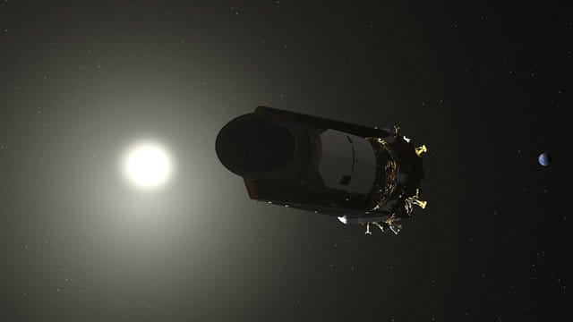 NASA-Illustration des Weltraumteleskops Kepler. NASA-Illustration des Weltraumteleskops Kepler.