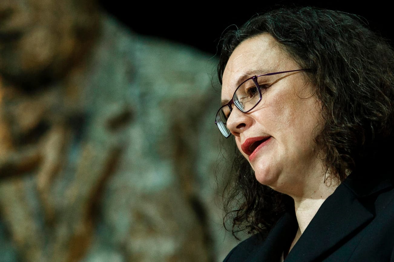 Andrea Nahles, SPD-Parteivorsitzende: Die SPD musste bei den Landtagswahlen in Bayern und Hessen große Verluste hinnehmen.