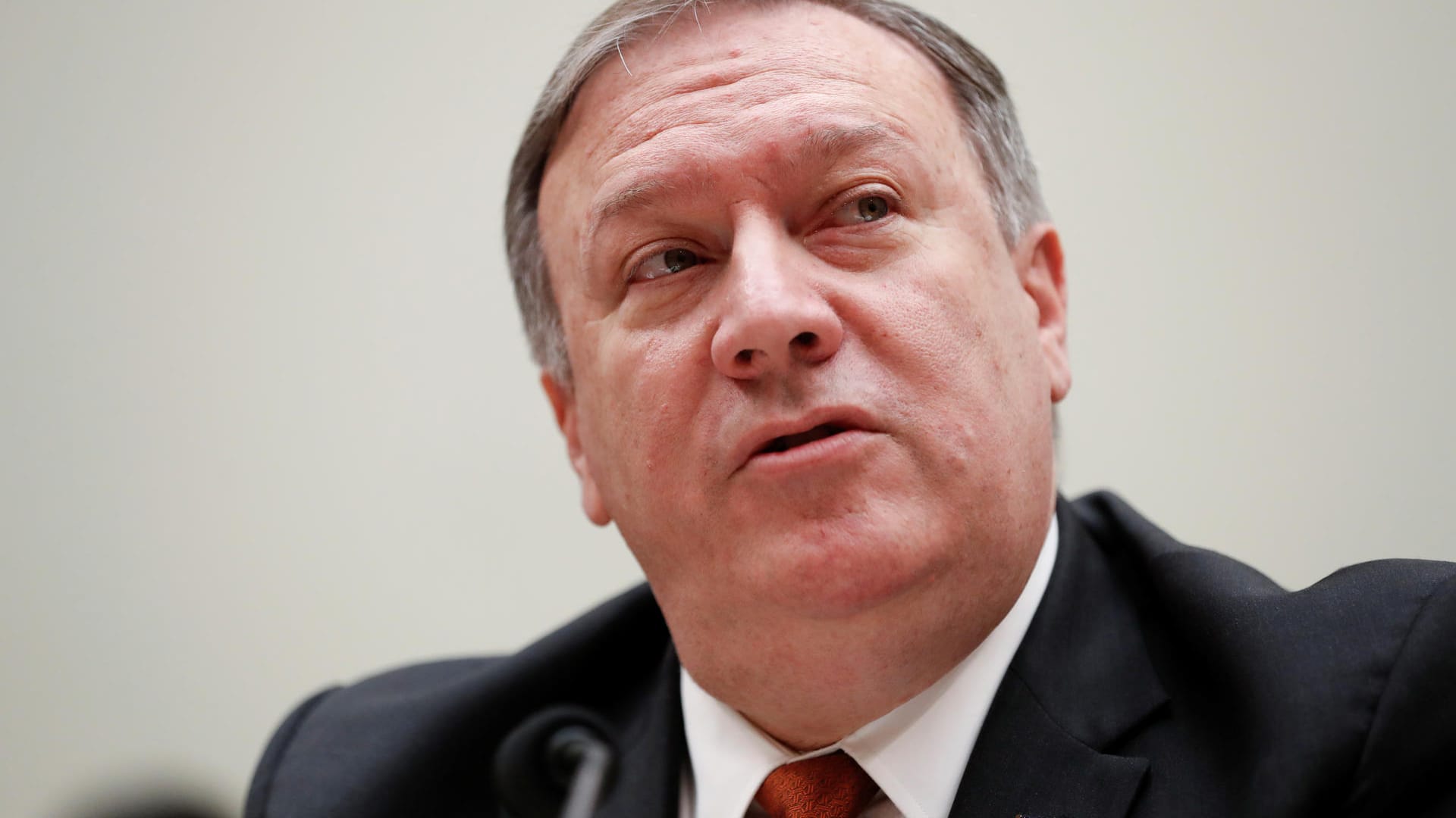 US-Außenminister Mike Pompeo: "Sie haben das Land verlassen."