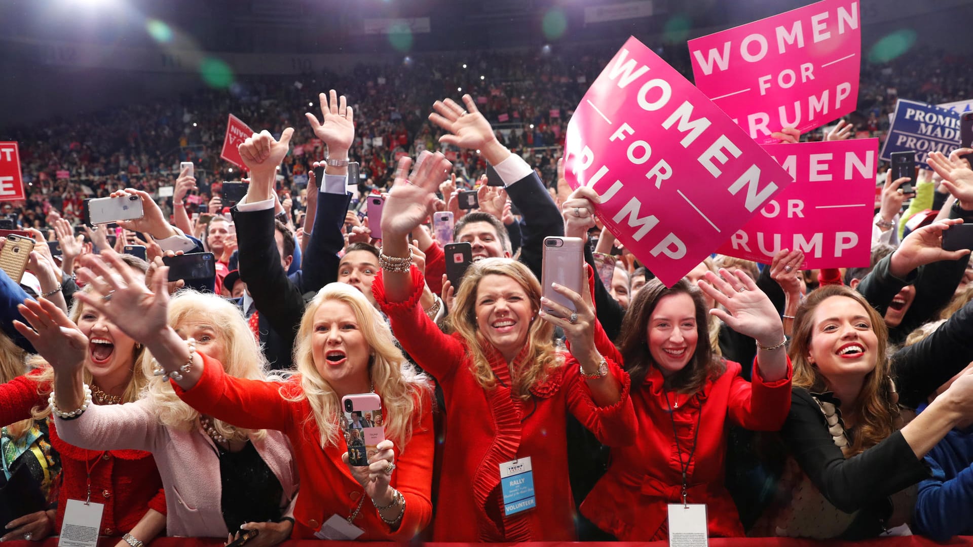 Wahlkampf in Charlotte: Auch Trump hat Anhängerinnen, doch eine Mehrheit der Frauen im Land lehnt ihn ab