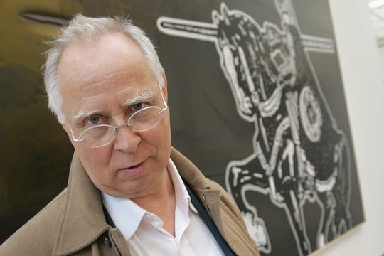 Der deutsche Künstler Sigmar Polke (1941 - 2010).