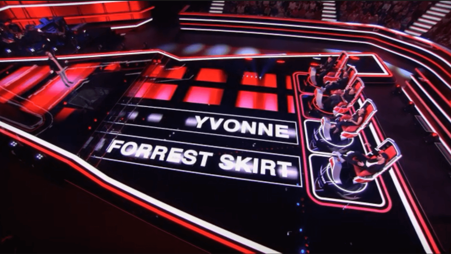 "The Voice of Germany"-Folge fünf: Vor dem Coach-Stuhl von Mark Forster erschien der neue Künstlername "Forrest Skirt".