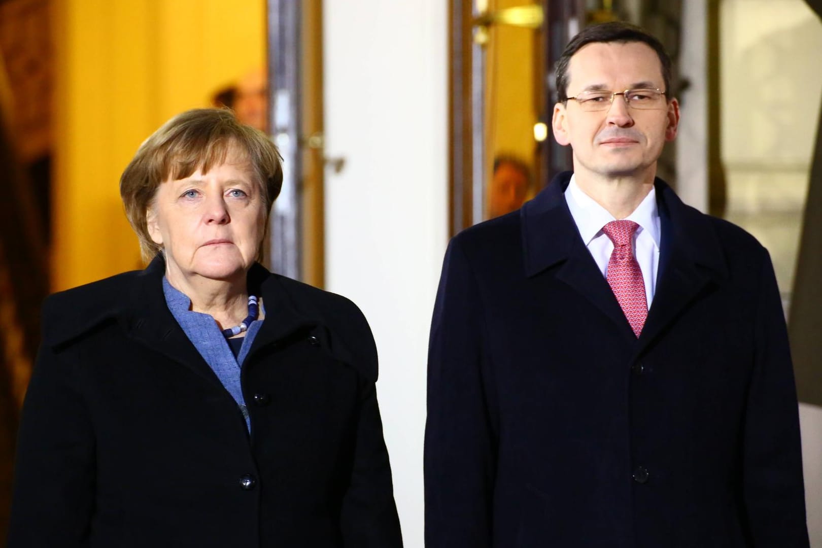 Keine guten Aussichten: Vor Merkels Besuch in Polen, kritisierte Morawiecki die Medien