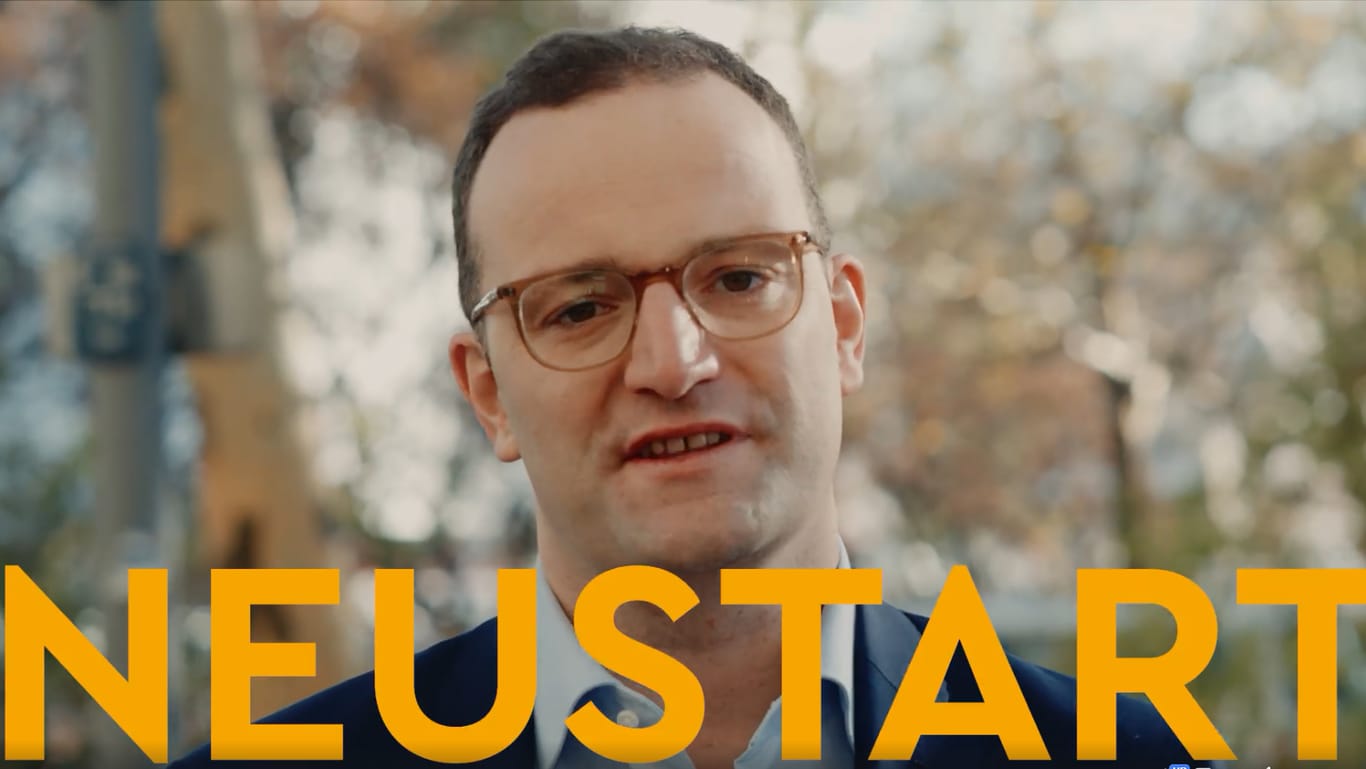 Jens Spahn: In seinem Video wirbt der CDU-Politiker für einen "Neustart".