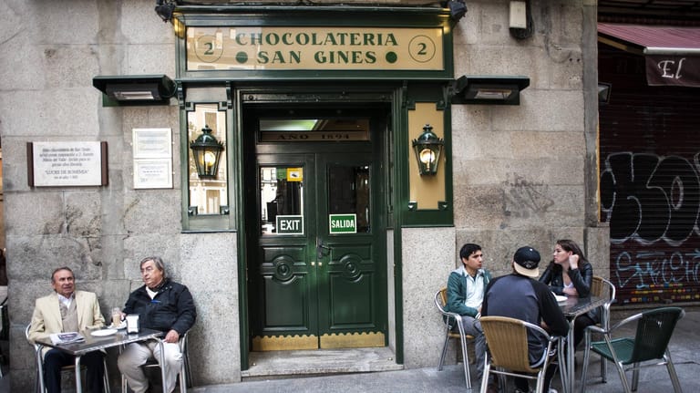 Chocolatería San Ginés: Hier können Sie bei Schlechtwetter – oder als kleine Pause zwischendurch – entspannt Churros und heiße Schokolade genießen.
