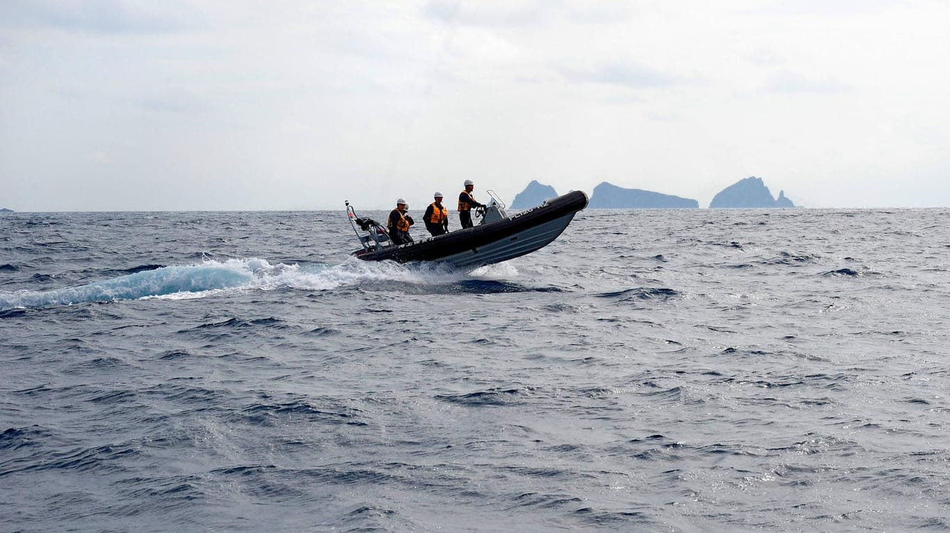 Patrouille: Die japanische Küstenwache prüft nun auch den Verbleib der vermissten Insel. (Archivbild)