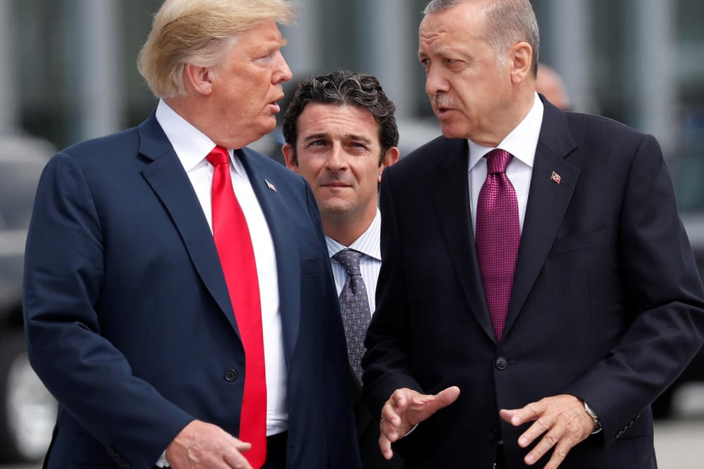 US-Präsident Donald Trump und der türkische Präsident Recep Tayyip Erdogan: Beide gingen vor einigen Monaten auf Konfrontationskurs – nun entspannen sich die Beziehungen offenbar.