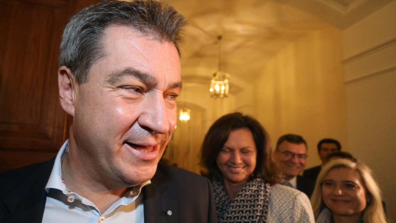 Markus Söder und Ilse Aigner von der CSU: Mit den Freien Wählern hat sich die Partei nun auf eine Koalition verständigt.