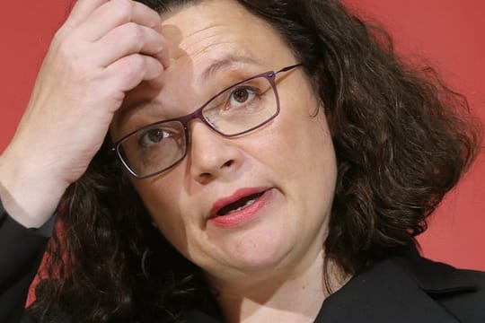 SPD-Chefin Nahles: "Wenn jemand meint, es schneller oder besser zu können, soll er sich melden".