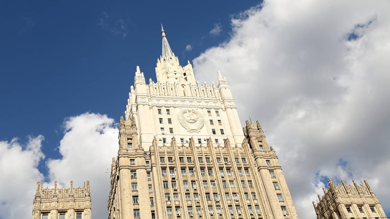 Das russische Außenministerium in Moskau: In einer Mitteilung verurteilte die russische Behörde die US-Sanktionen mit scharfen Worten. (Archivbild)