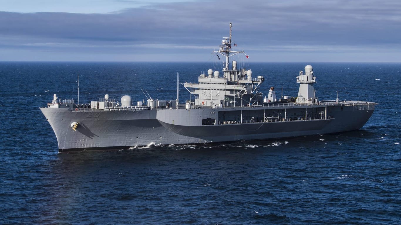 Das amerikanische Kommandoschiff USS Mount Whitney: Es ist bereits seit 50 Jahren im Einsatz.