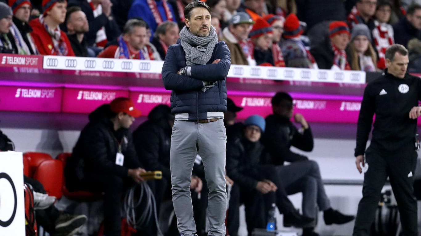 Ernste Miene: Bayern-Trainer Niko Kovac im Spiel gegen den SC Freiburg.